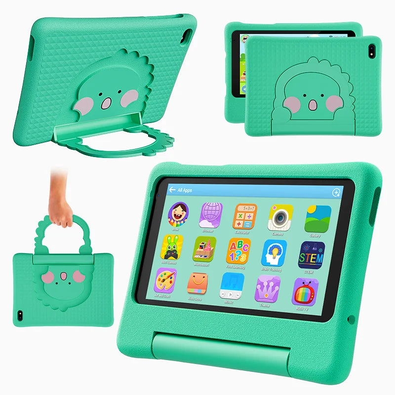 Kids Tablet 7" Android 13 3GB RAM 32GB ROM Quad-Core Wifi Educational Software Installed with Kids-Proof Case Tablet PC